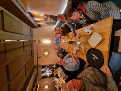 Ausklang des Tages im Weingut Apel in Nittel